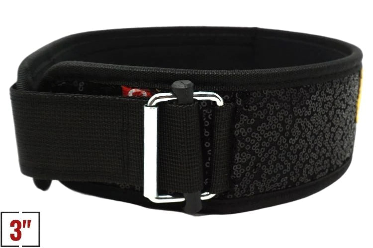 2POOD - 3" Petite Black Magic (Sparkle) Weightlifting Belt