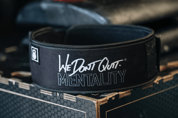 We Don't Quit by Craig Richey Straight Weightlifting Belt PRE-ORDER - 2POOD