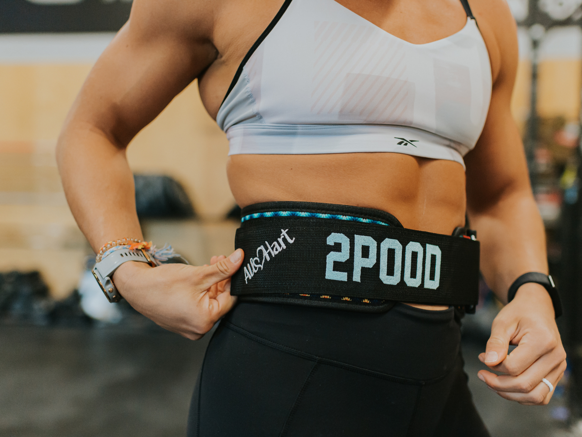 2POOD - All Hart By Amanda Barnhart Straight Weightlifting Belt