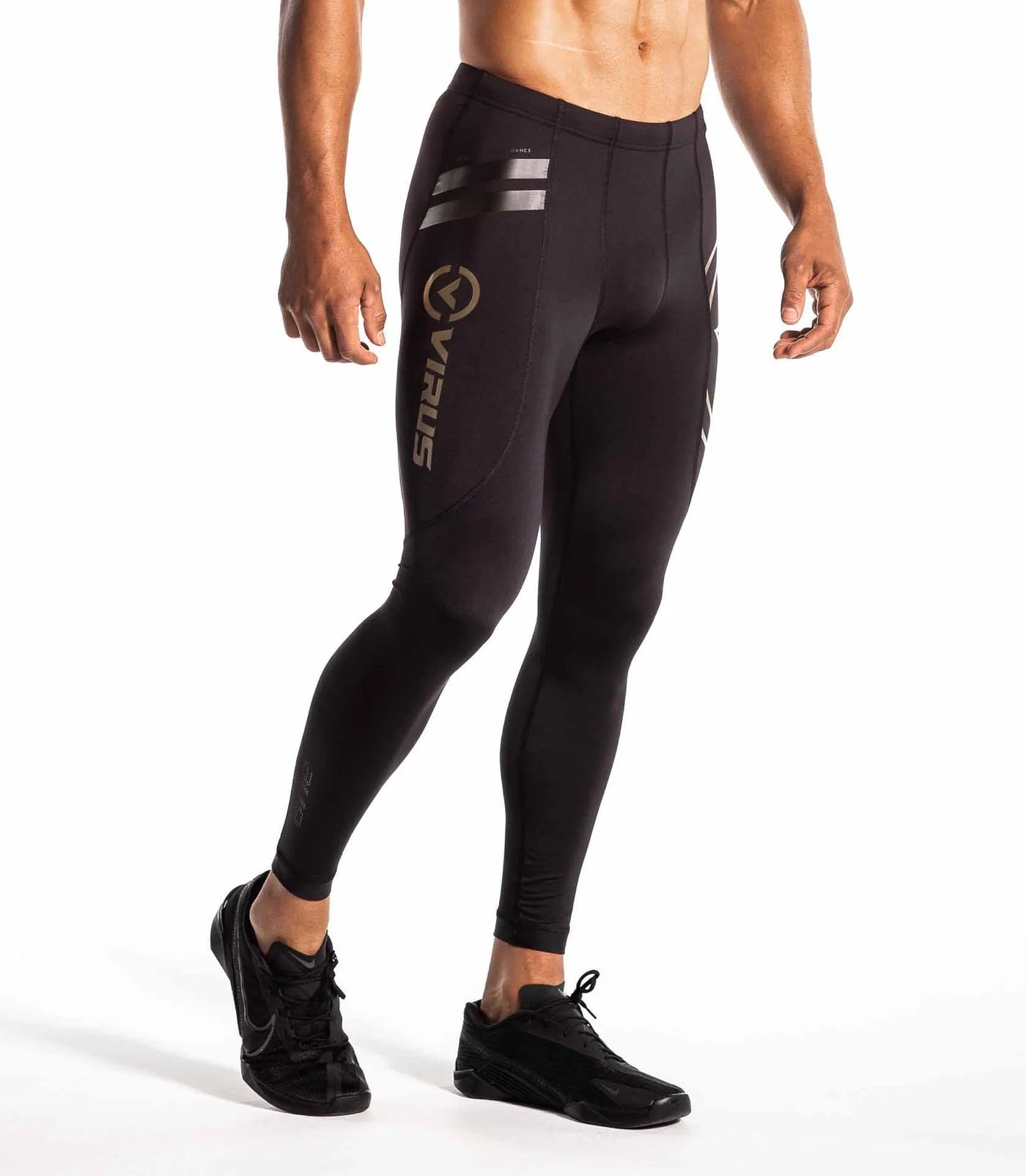 Men's AU9 Tech Pants - Black / Gold