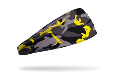 Junk Camo Pop Yellow Headband