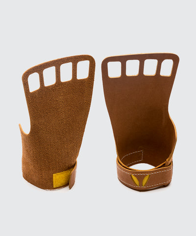 Women's 4-Finger Leather- Tan