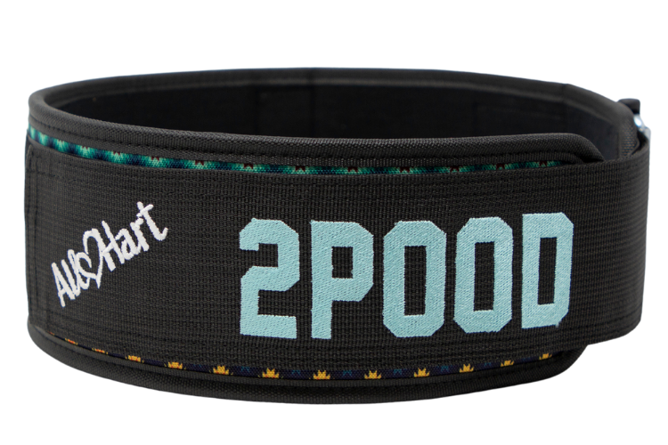2POOD - All Hart By Amanda Barnhart Straight Weightlifting Belt