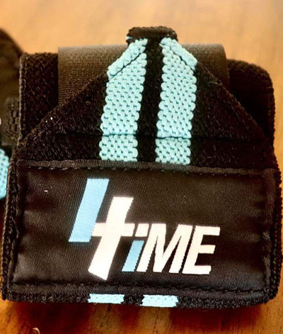 4Time Wrist Straps - Black On Blue