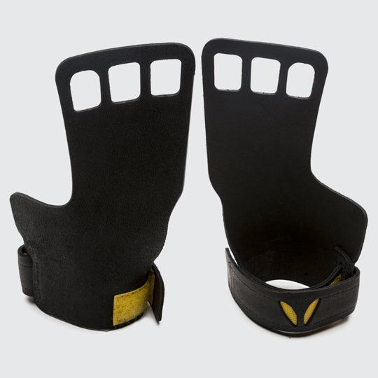 Men's 3-Finger Leather - Black