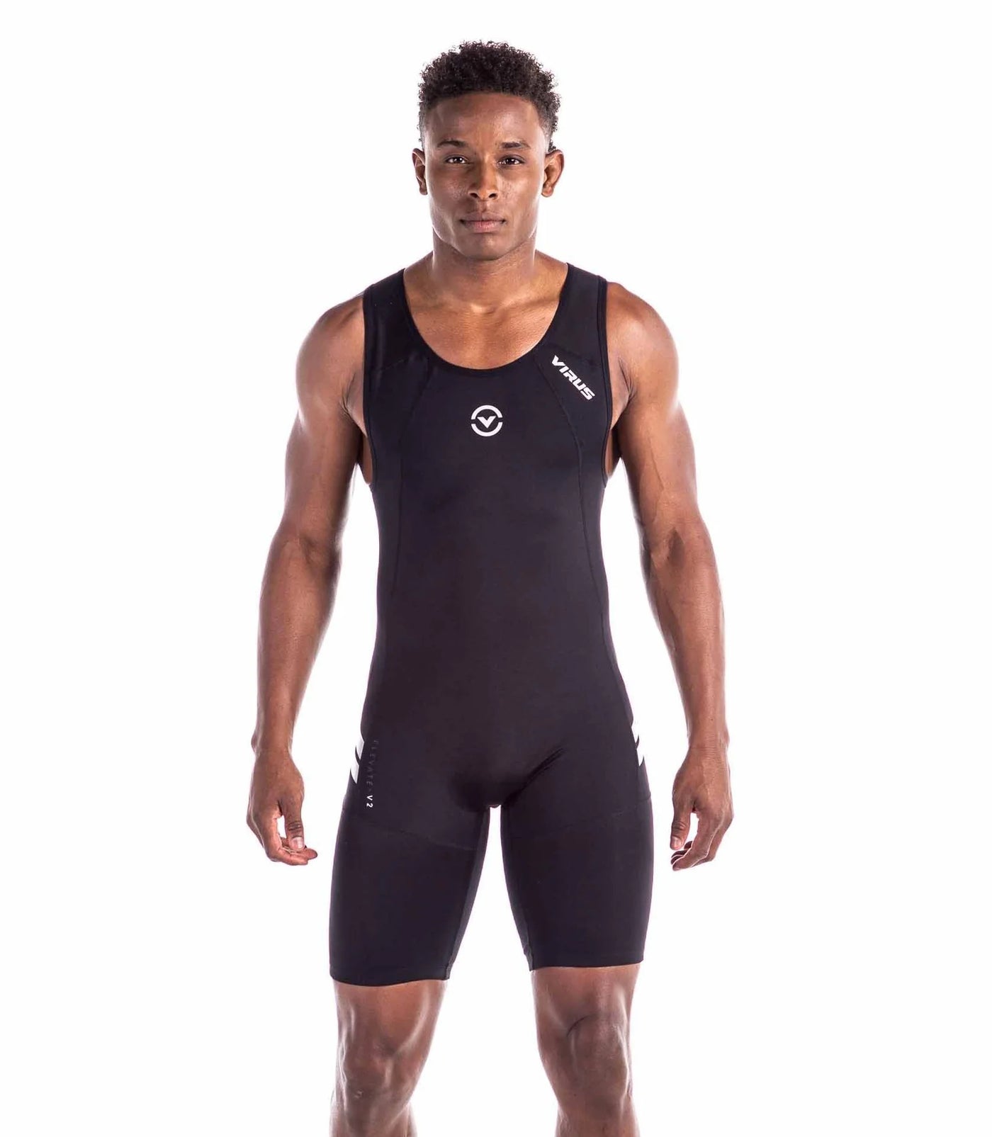 Men's Virus Elevate V2 Singlet - Black / Silver