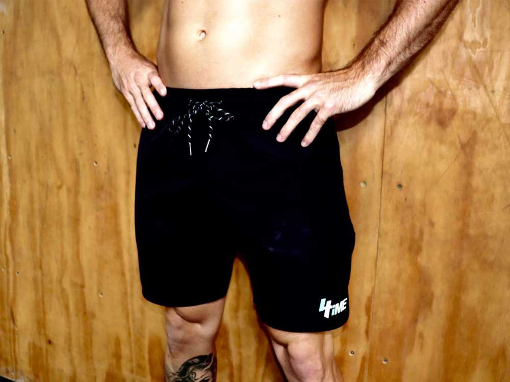 4Time Men's Depth Charger Shorts - Licorice Black